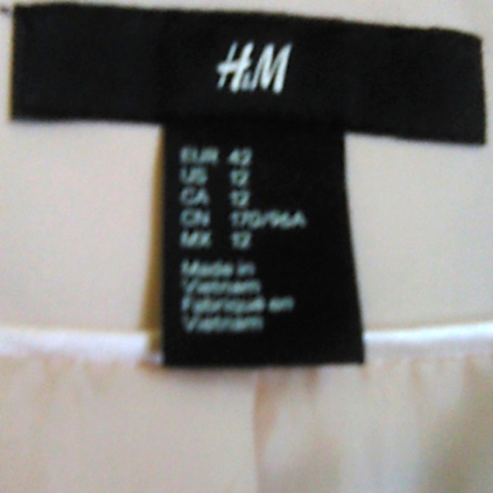 HM blazer pastel peach 12